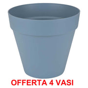 OFFERTA 4 VASO LOFT URBAN ROUND 25 VINTAGE BLUE