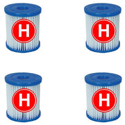 OFFERTA 4 CARTUCCE PER FILTRO 29007 TIPO H