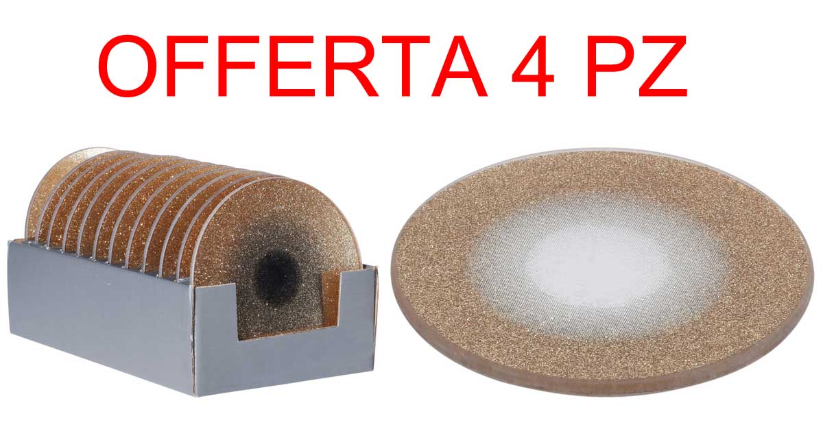 OFFERTA 4 SOTTO CANDELA 15CM IN VETRO CON GLITTER ORO