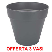 OFFERTA 3 VASO LOFT URBAN ROUND 30 ANTHRACITE