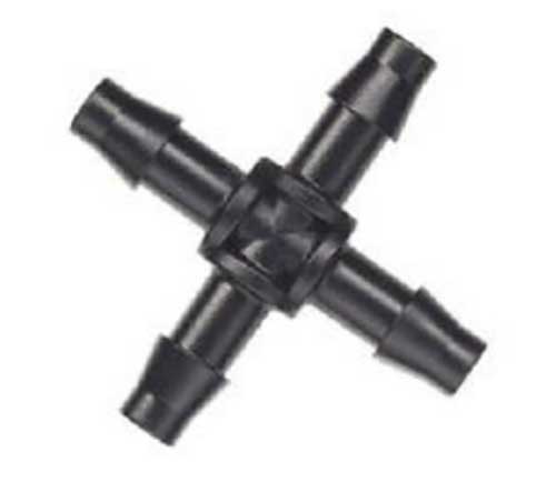 RACCORDO A CROCE PER TUBO Ø 13 MM