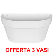 OFFERTA 3 VASO LOFT URBAN WALL BASKET 40 WHITE