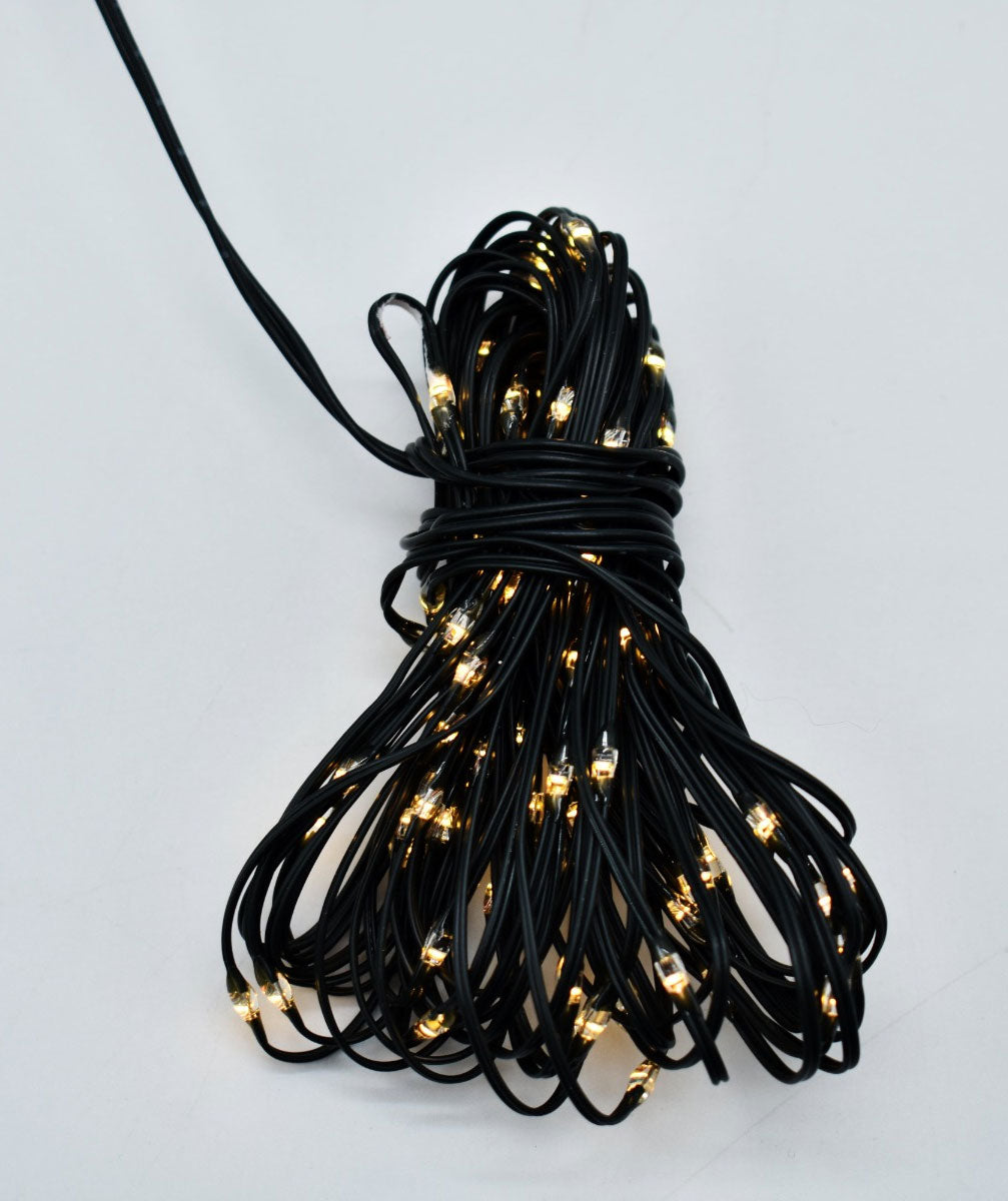 LUCI DI NATALE CATENA CON 192 NANOLED BIANCO CALDO 14,30 METRI