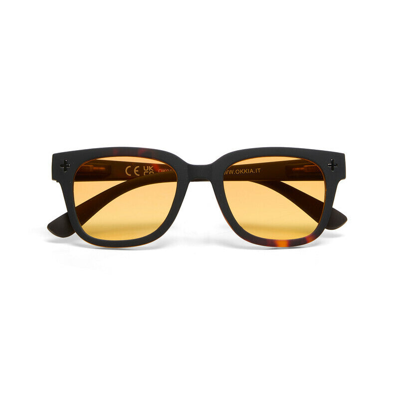 Occhiali da Sole Giovanni Havana Black lenti gialle OKKIA
