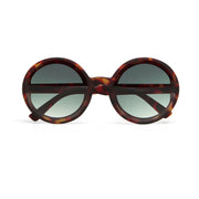 Occhiali da Sole Tondi Monica Round Classic Havana Lenti Verdi OKKIA