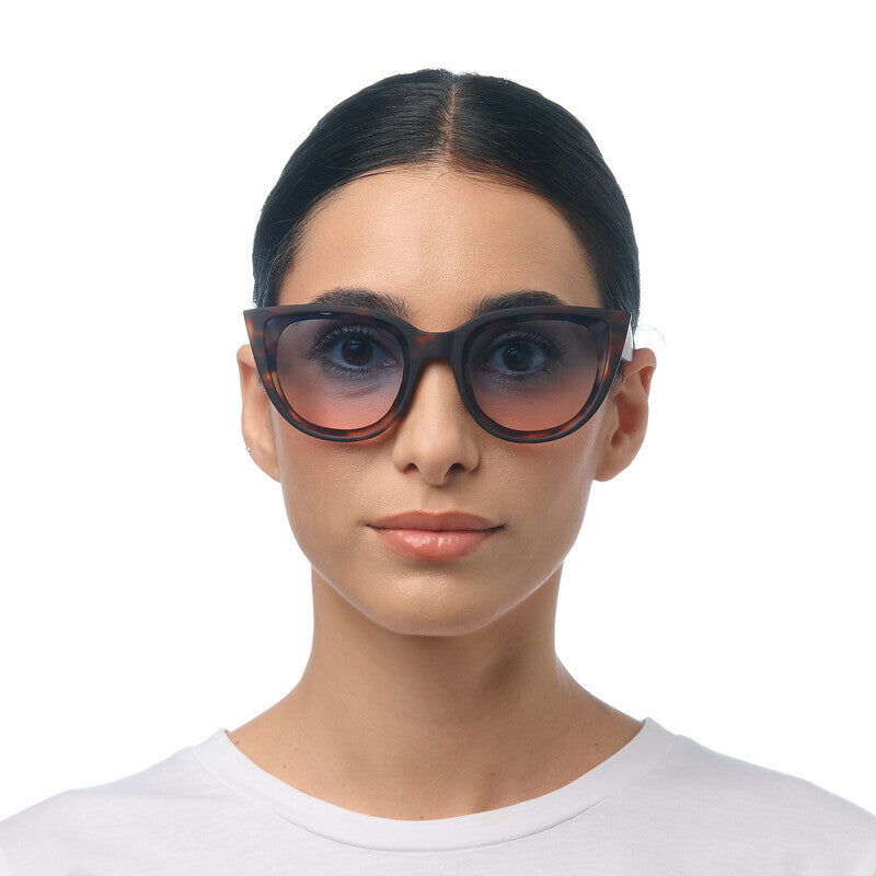 Occhiali da Sole Silvia Classic Havana lenti blu/rosa OKKIA