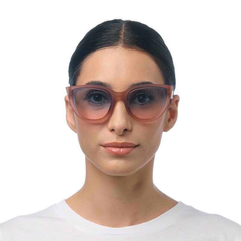 Occhiali da Sole Silvia Gatto Lite Pink Havana lenti blu/rosa OKKIA