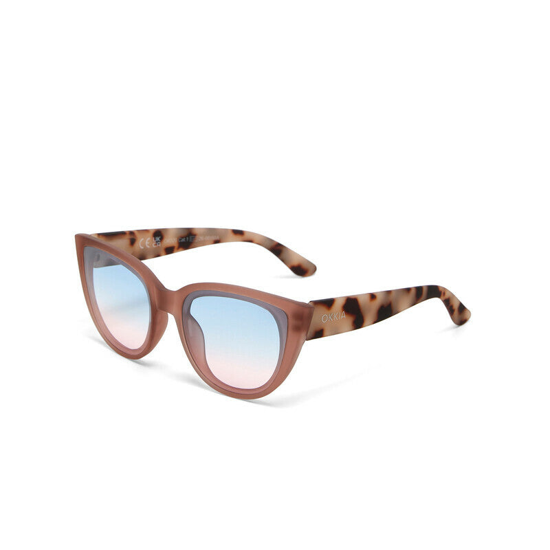Occhiali da Sole Silvia Gatto Lite Pink Havana lenti blu/rosa OKKIA