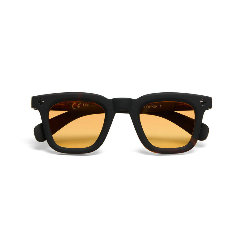 Occhiale da Sole Firenze Havana Black Lenti Gialle OKKIA