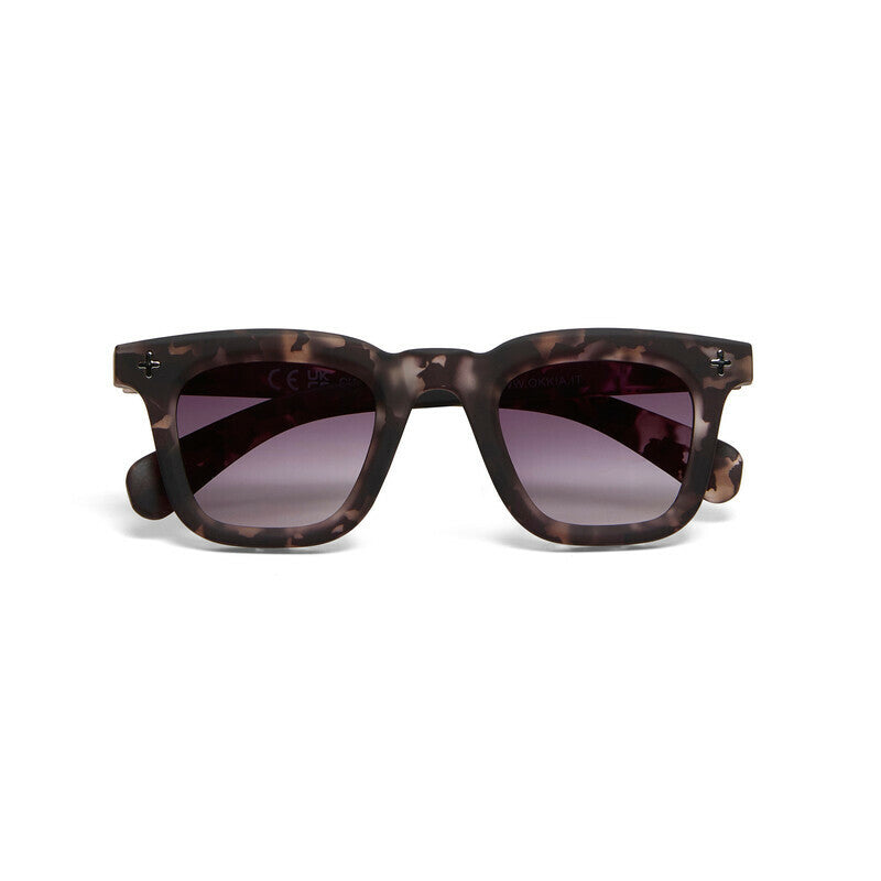 Occhiali da Sole Firenze Dirty Havana Lenti Gradiente Nero OKKIA
