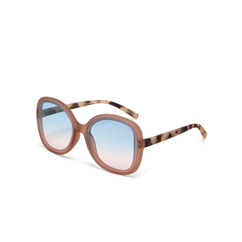 Occhiali da Sole Anna Pink Havana lenti blu/rosa OKKIA