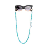 Collana per Occhiali Sfere Colorate Acquamarina OKKIA
