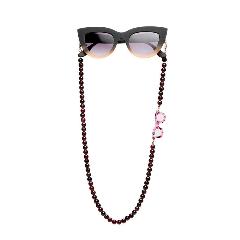 Collanina per Occhiali SPHÈRE COLORÉES Chocolate Opal OKKIA