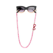 Catenina per Occhiali SPHÈRE COLORÉES Rose Quartz OKKIA