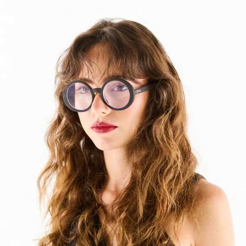 OCCHIALE DA LETTURA MODELLO LAURA COLORE BLACK GRAD.+2.00 OKKIA