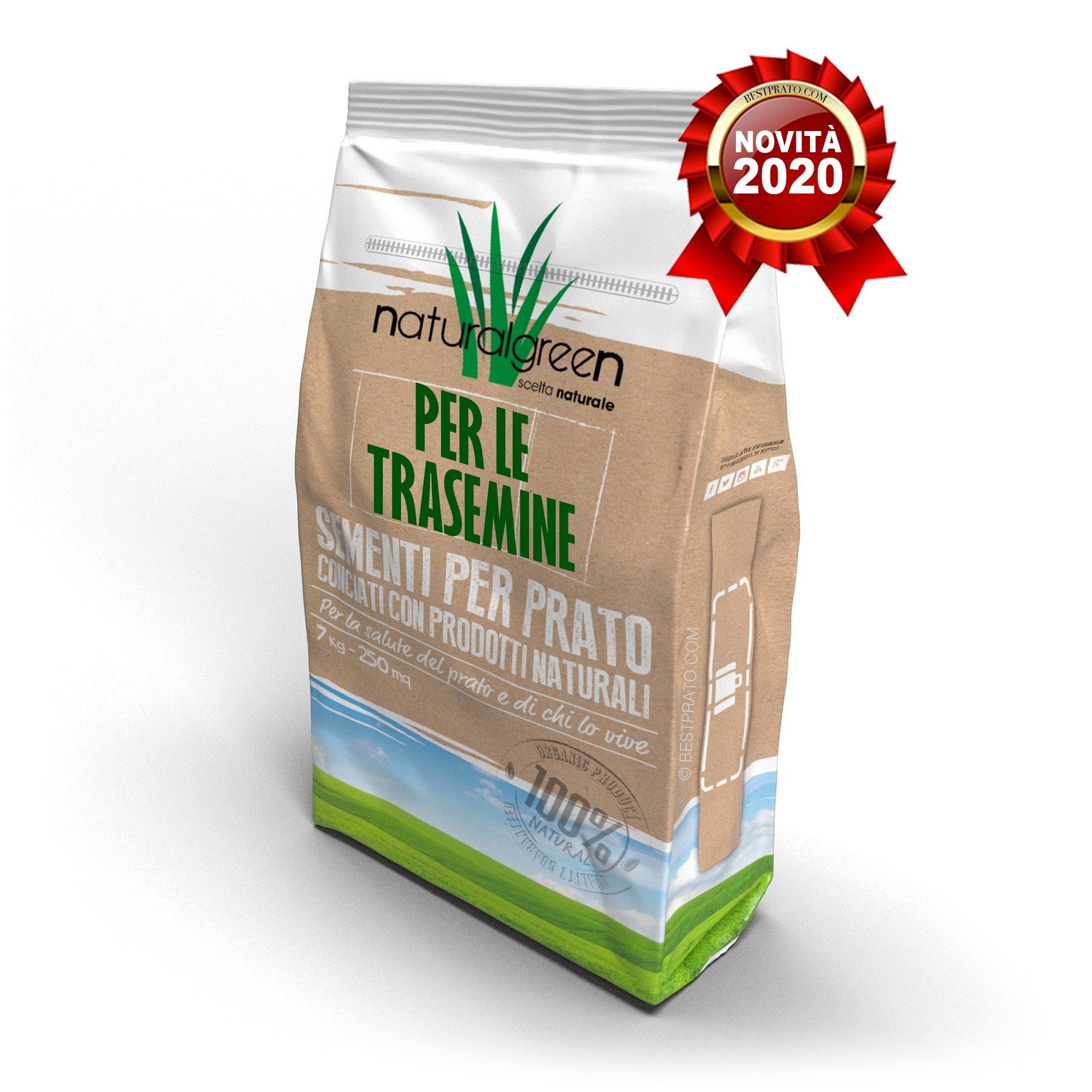 SEMENTI PER PRATO NATURALGREEN TRASEMINE 7KG
