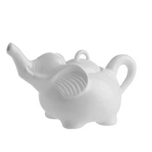 TEIERA ELEFANTE 750 CC ELEFANTI LA PORCELLANA BIANCA