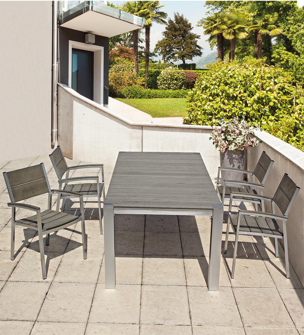 OFFERTA TAVOLO 150X90 + 4 POLTRONE OTIS
