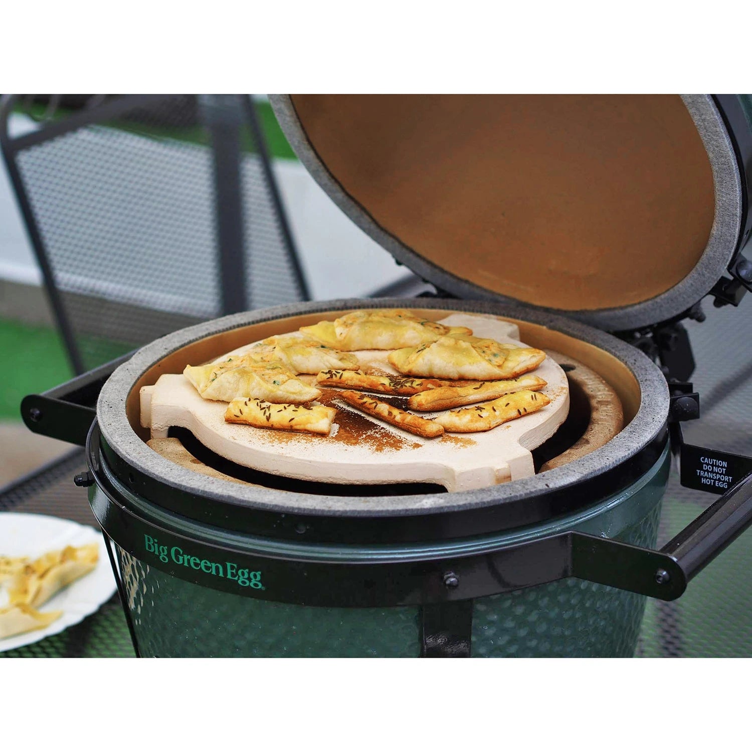 Offerta Barbecue Big green Egg Minimax D 33 CM Verde con base cottura indiretta