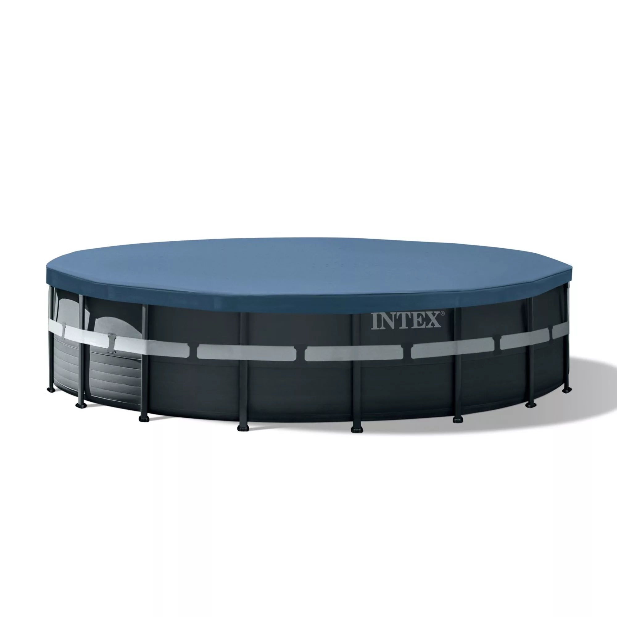 Intex Ultra XTR Frame Rundpool 549 cm x 549 cm x 132 cm Anthrazit
