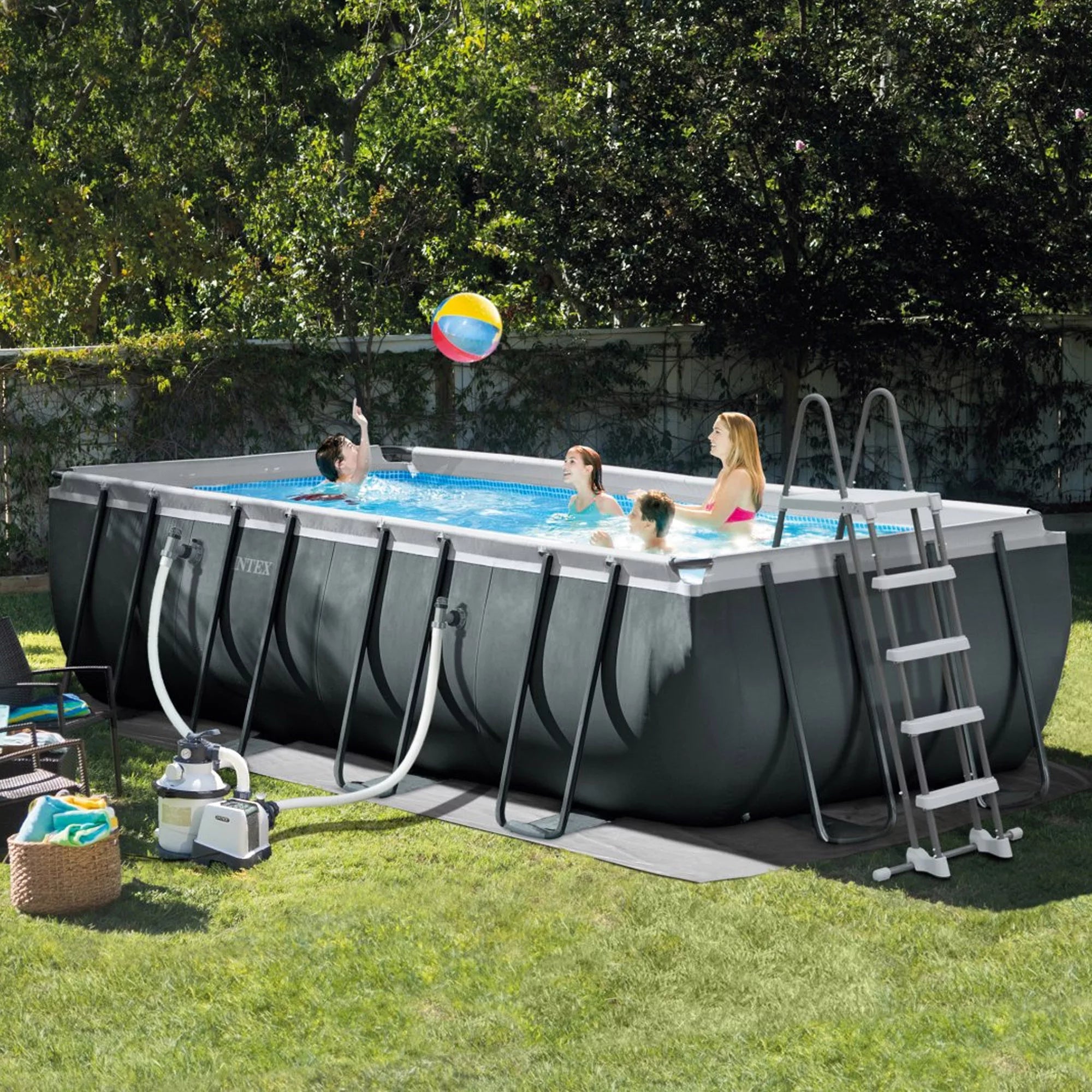 PISCINA ULTRA FRAME 549X274X132 RETTANGOLARE CON POMPA E ACCESSORI