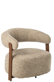 Poltrona Schiuma 78.3x77x72.5cm Beige