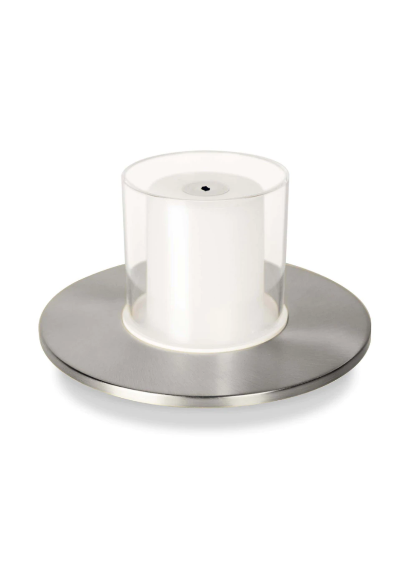 LAMPADA DA TAVOLO PORTATILE RICARICABILE CON LUCE LED E SENSORE SILVER