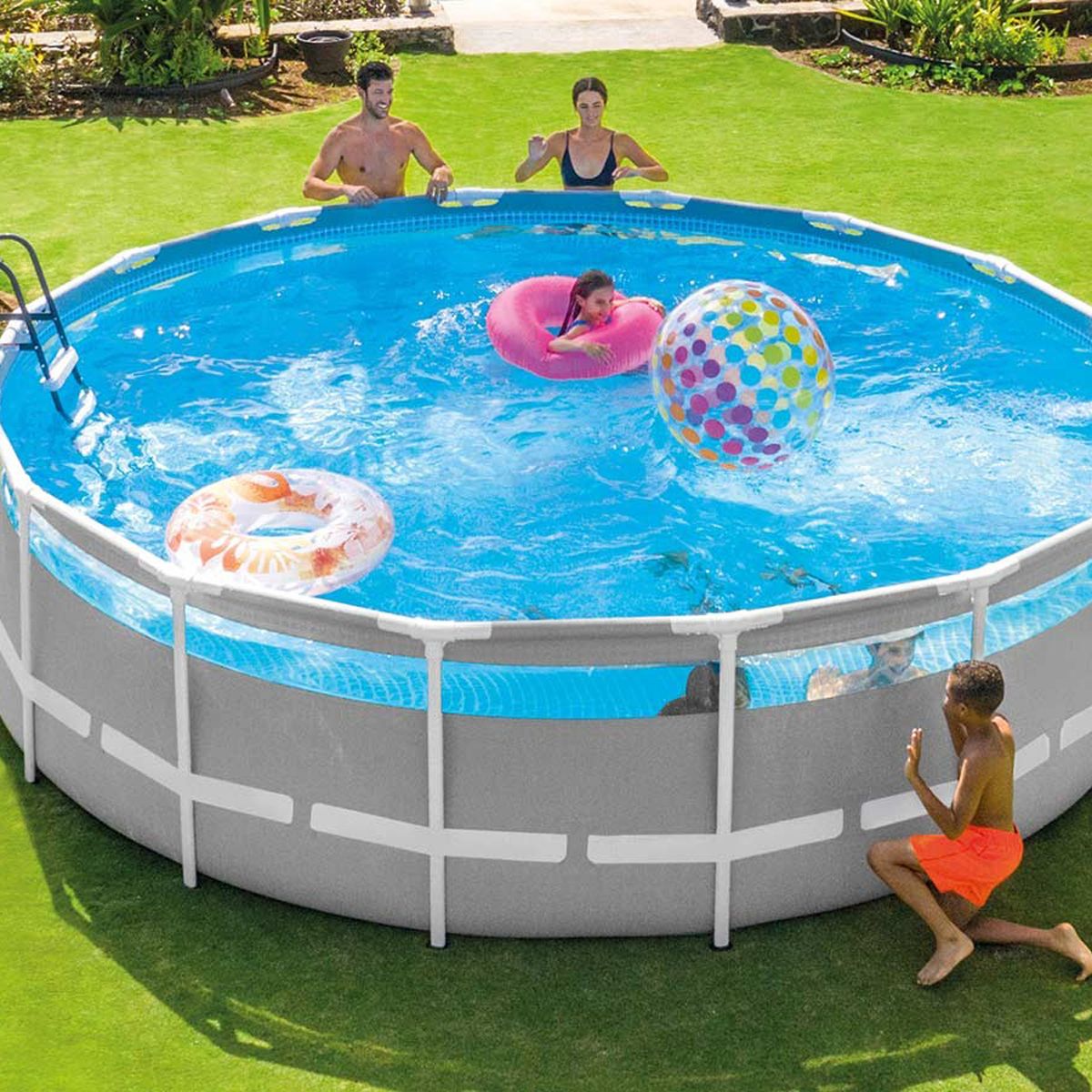 PISCINA PRISMA FRAME CLEARVIEW 488X122 CM