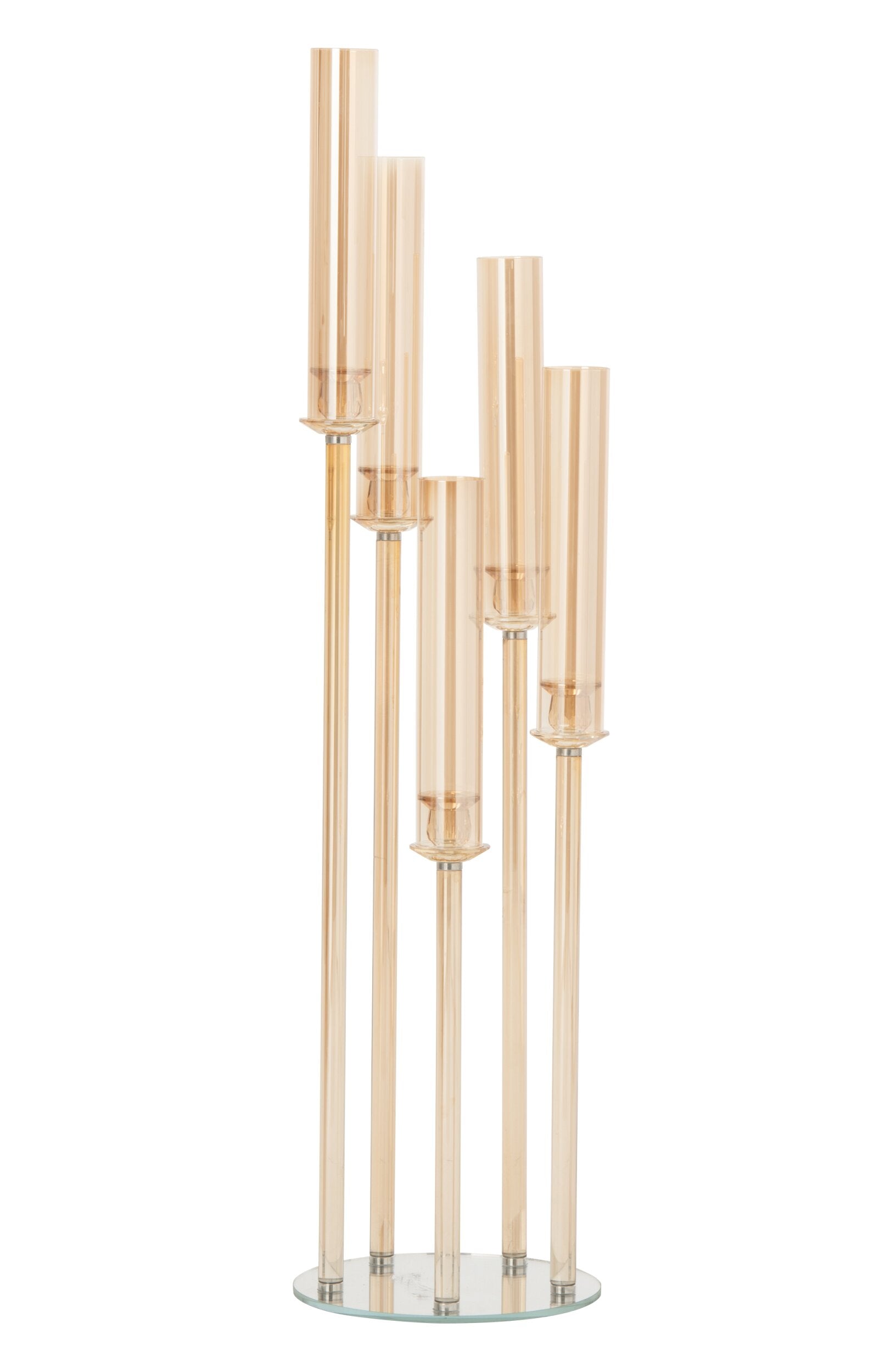 Candelabro Cristallo Oro 120 cm