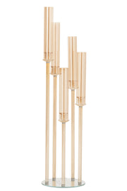 Candelabro Cristallo Oro 120 cm