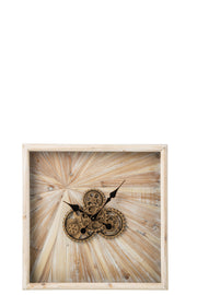 Orologio Da Parete Mdf Beige Chiaro Small 60 cm 7.3 kg