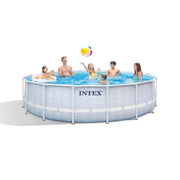 Intex Piscina Rotonda Prisma Frame Chevron 488cm x 488cm x 122cm