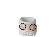 Portavasi Cemento Small Bianco/Ecru 9.5 cm Peraga Christmas