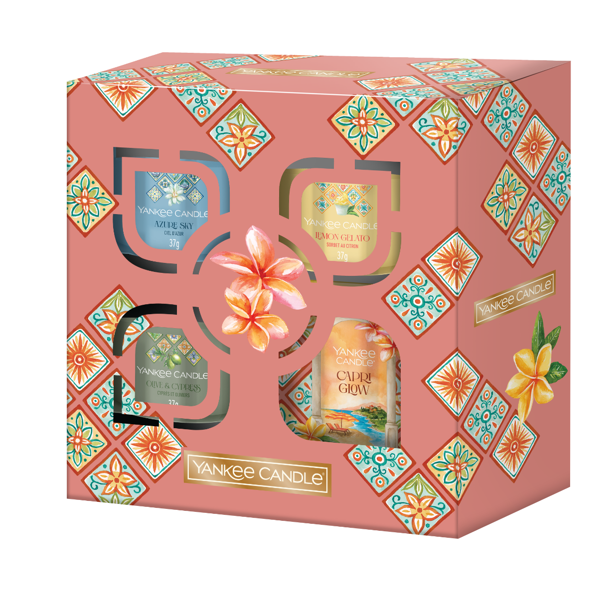 CONFEZIONE REGALO 1 TUMBLER PICCOLO E 3 CANDELE MINI - YANKEE CANDLE