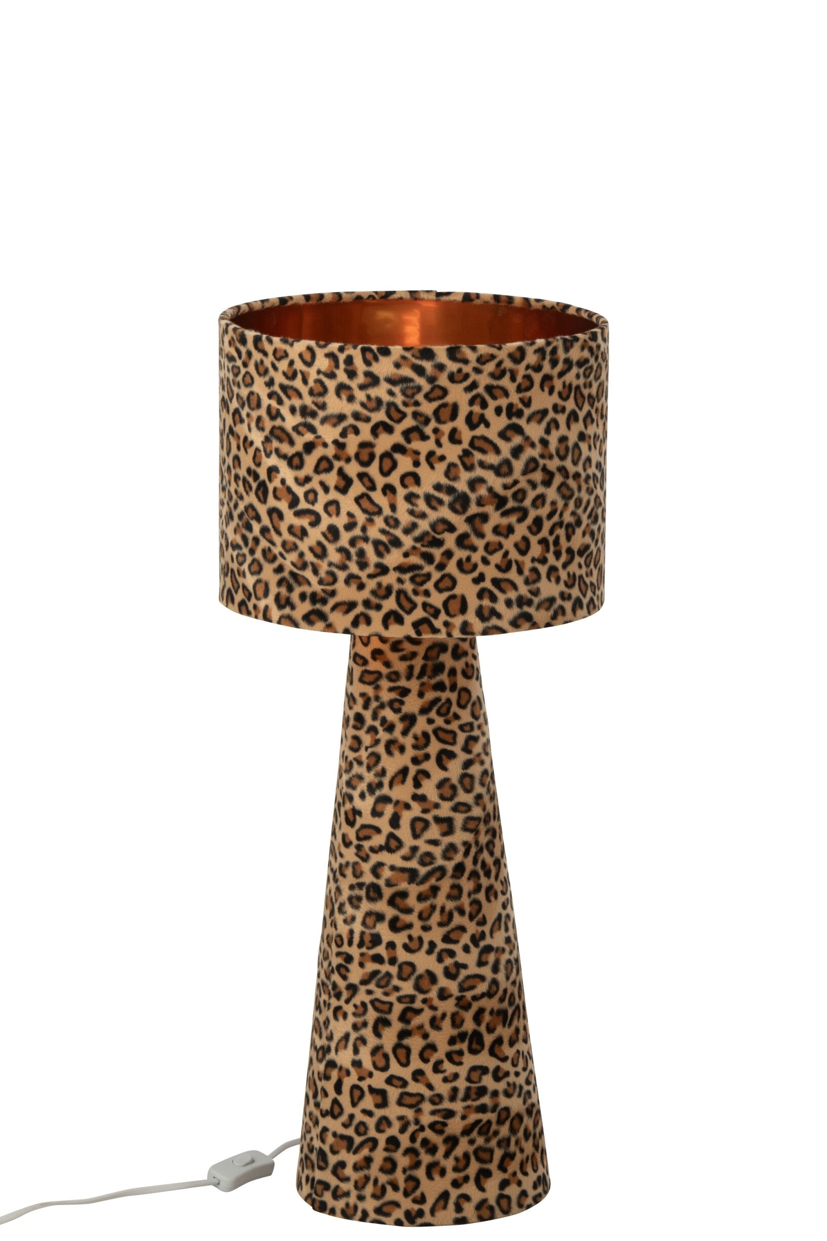 Lampada Da Tavolo Leopardo Panno Multi Medium 70 cm Peraga Christmas