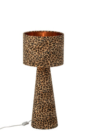 Lampada Da Tavolo Leopardo Panno Multi Medium 70 cm Peraga Christmas