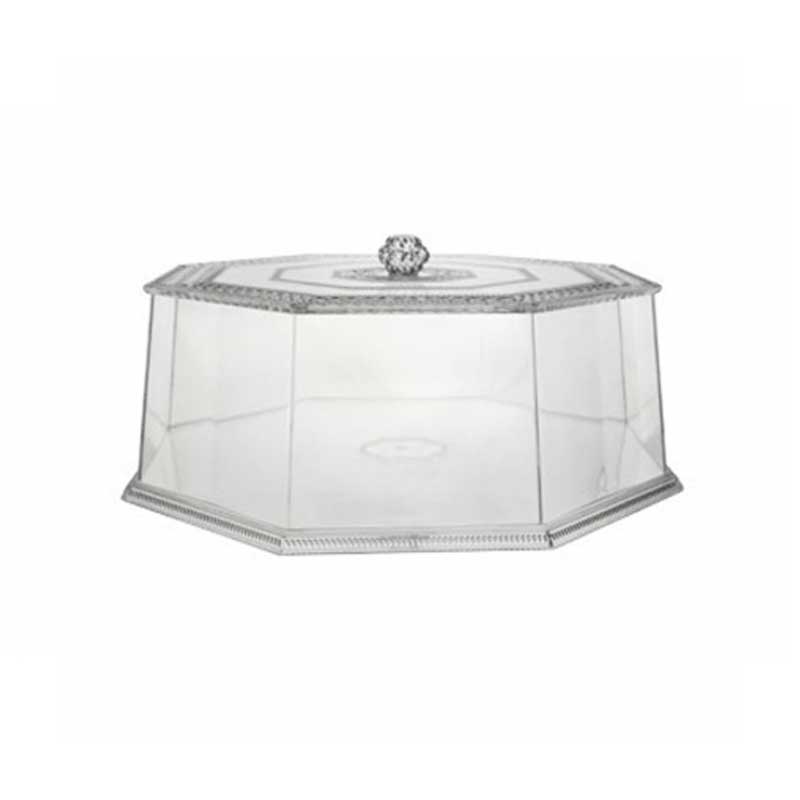 PIATTO PER TORTA CON CUPOLA 33.5 CM TRASPARENTE