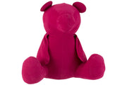 ORSO DECORATIVO OPACO VELLUTO ROSA L (50X41X55CM)