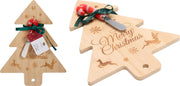 Tagliere in legno a forma di albero 28 x 22 cm PERAGA CHRISTMAS