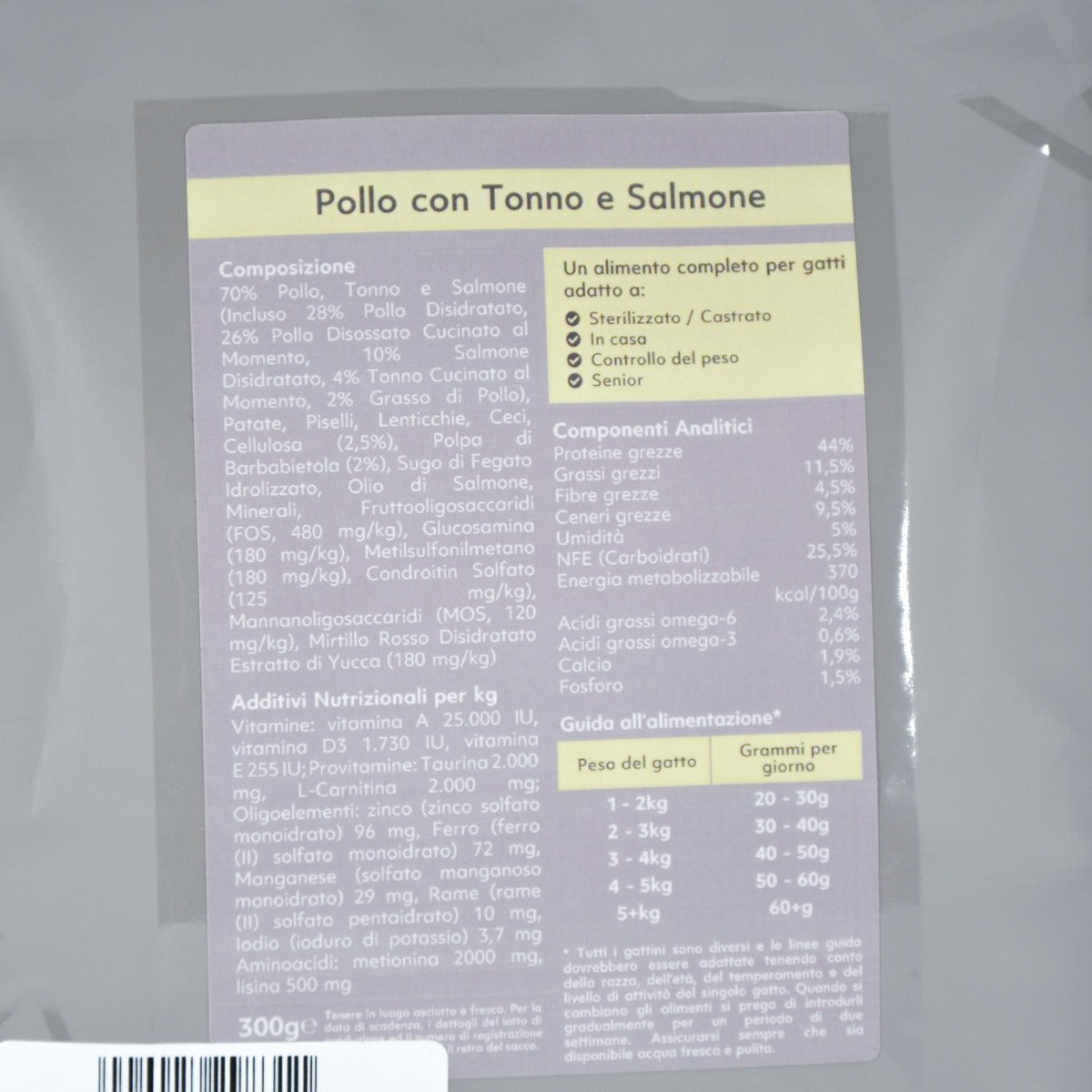 CROCCHETTE PERAGA PER GATTO ADULTO STERILIZZATO 300GR POLLO/TONNO/SALMONE
