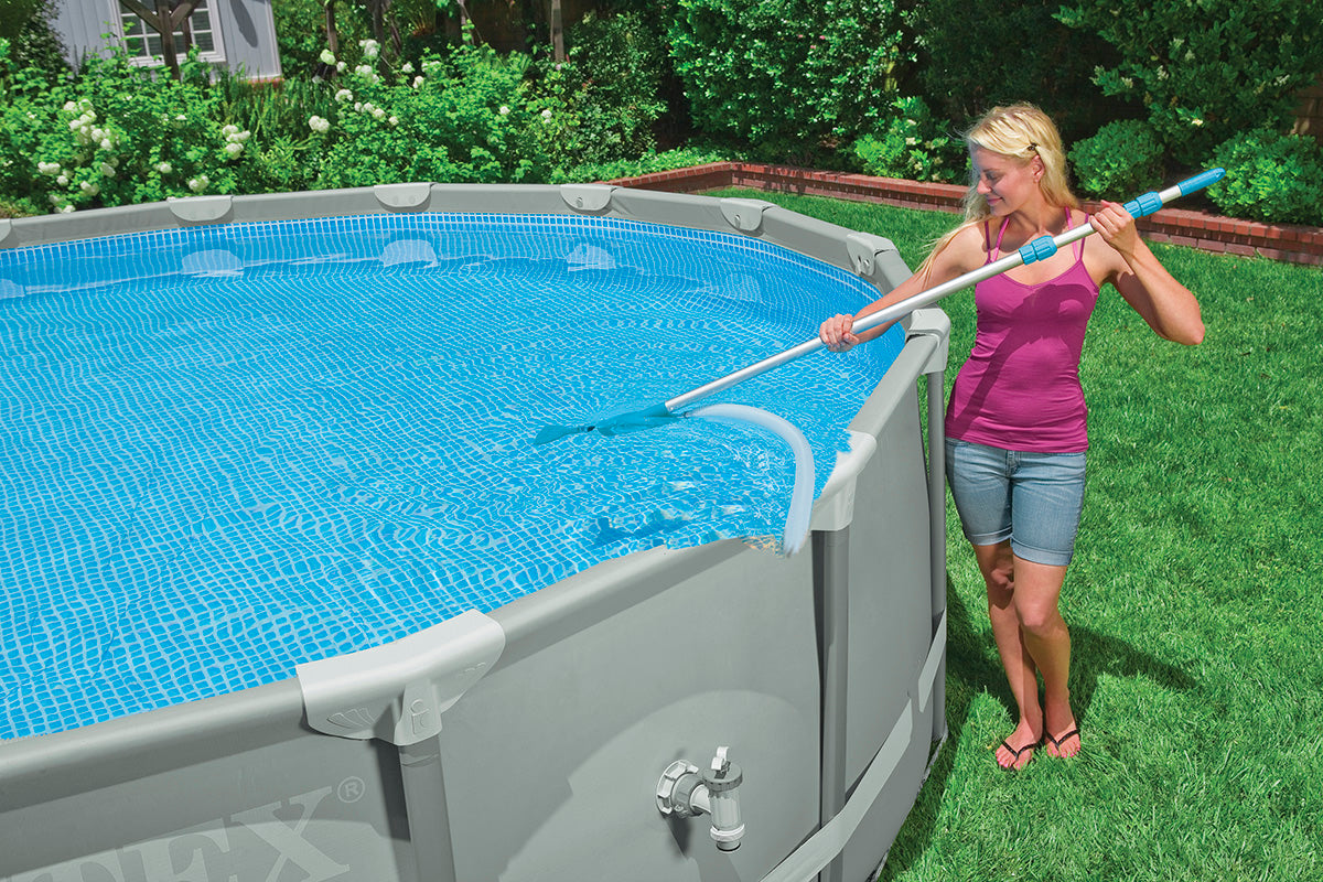 KIT PER PULIZIA PISCINA DELUXE CON MANICO TELESCOPICO 279CM