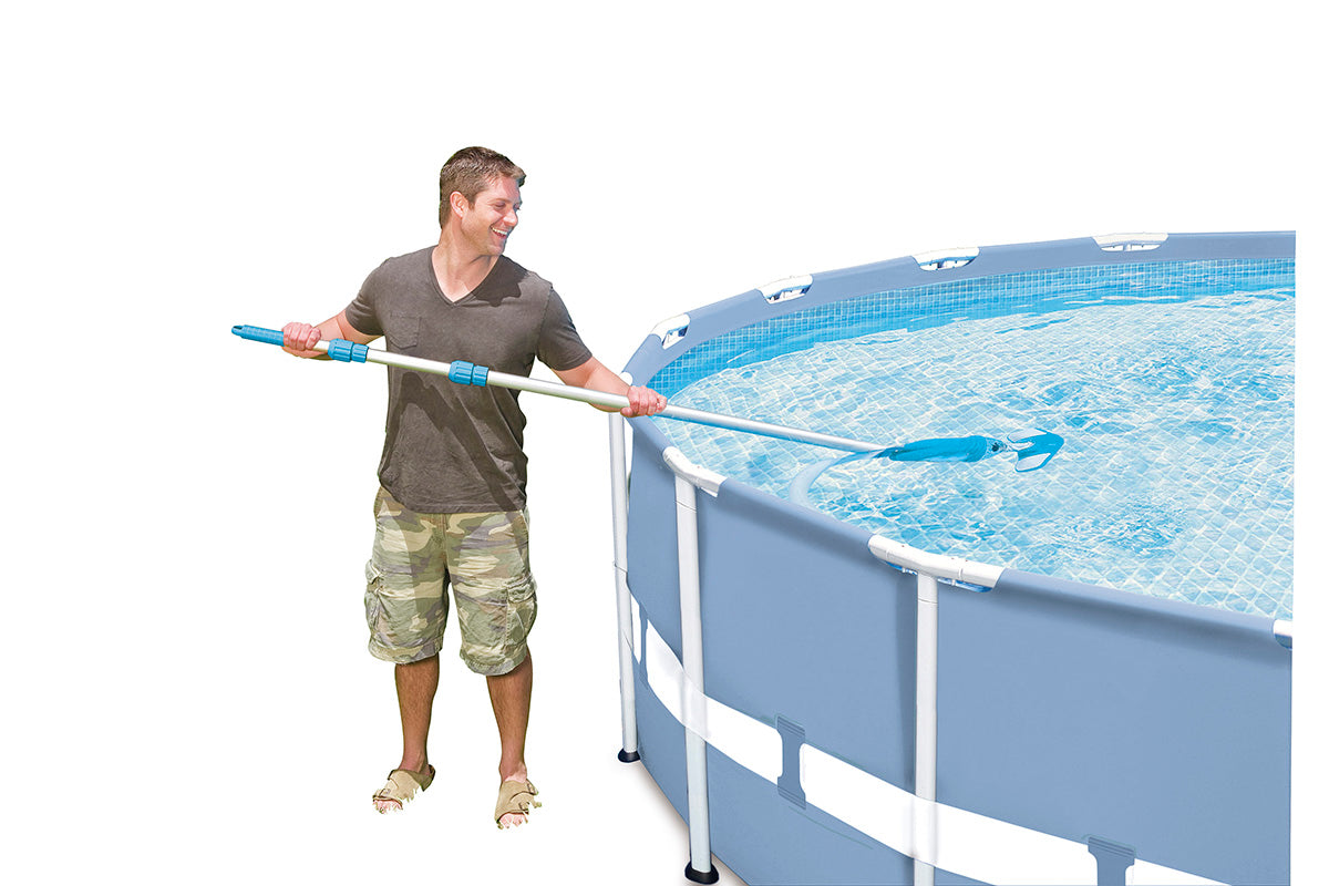 KIT PER PULIZIA PISCINA DELUXE CON MANICO TELESCOPICO 279CM