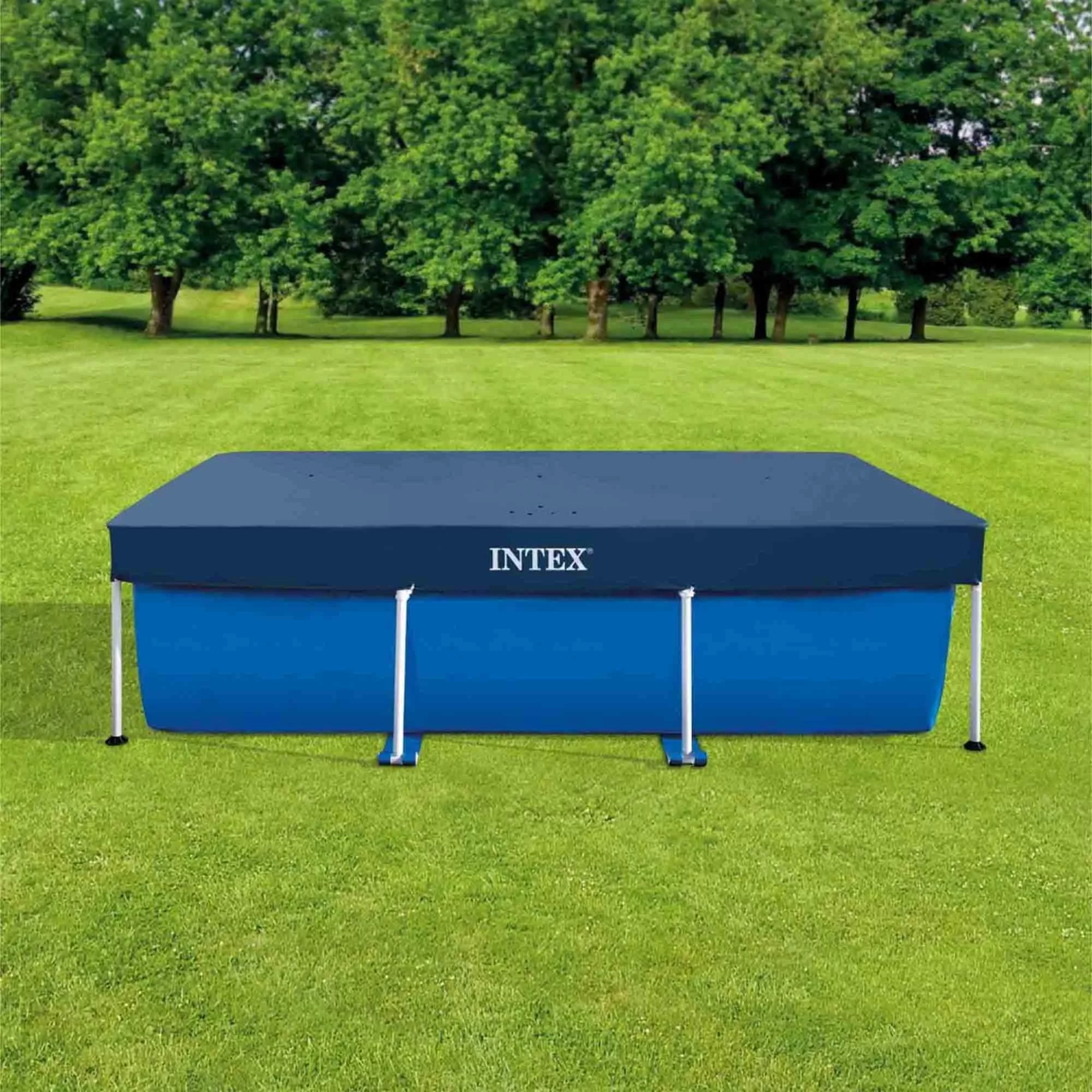 Couverture de piscine rectangulaire Intex 260 x 160 cm 28036 Bleu foncé