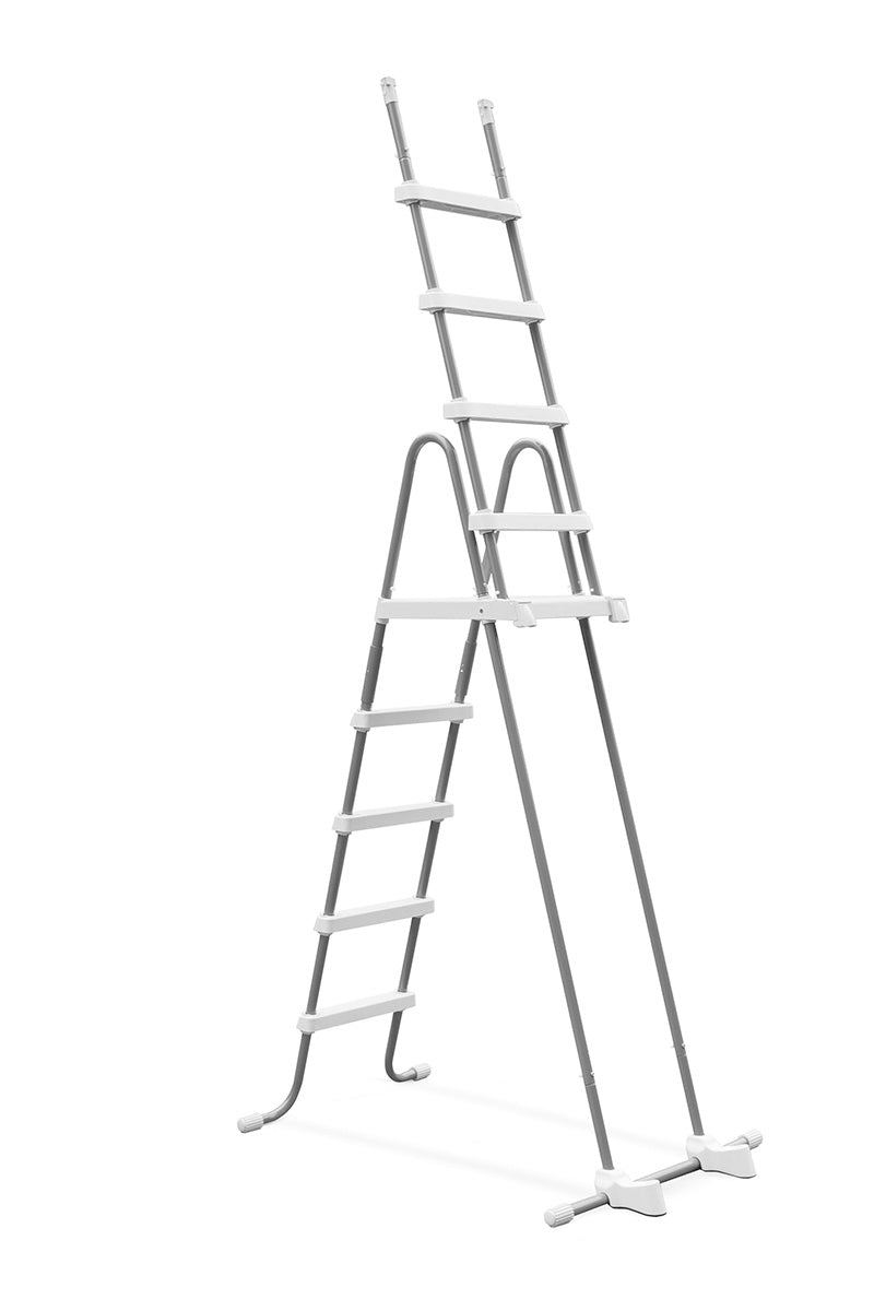 SCALETTA PISCINA  122-132 CM CON GRADINI REMOVIBILI