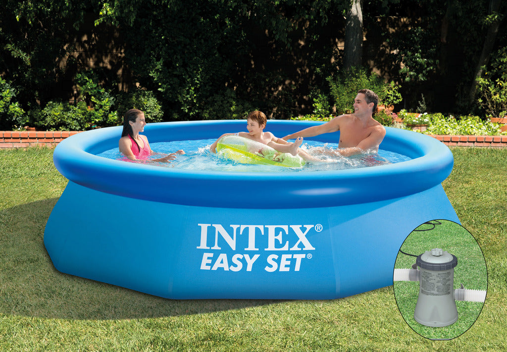 OFFERTA PISCINA INTEX EASY SET 244X76CM CON POMPA FILTRO + CARTUCCIA (DA CREARE)