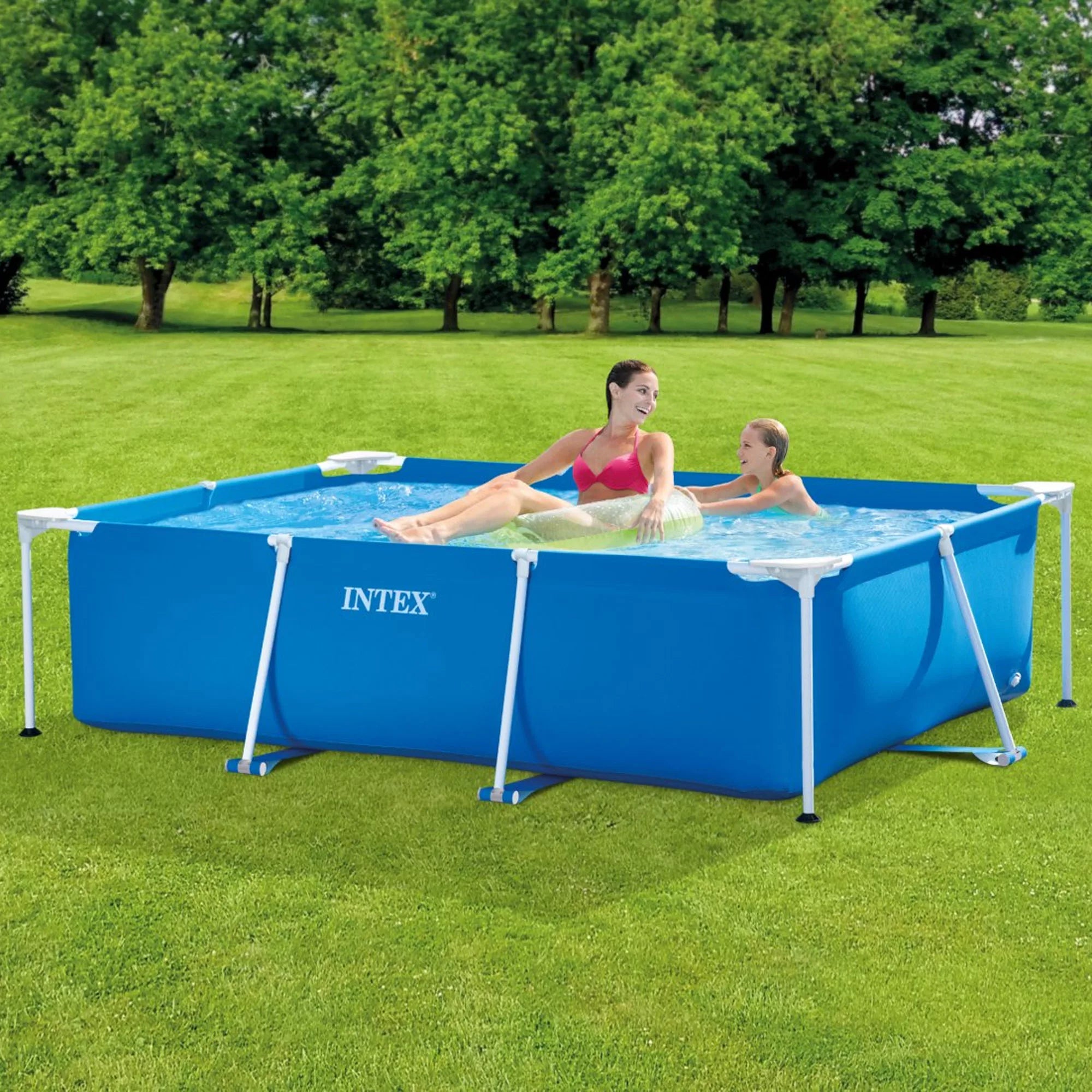 Piscine hors sol à structure métallique Intex 220 x 150 x H 60