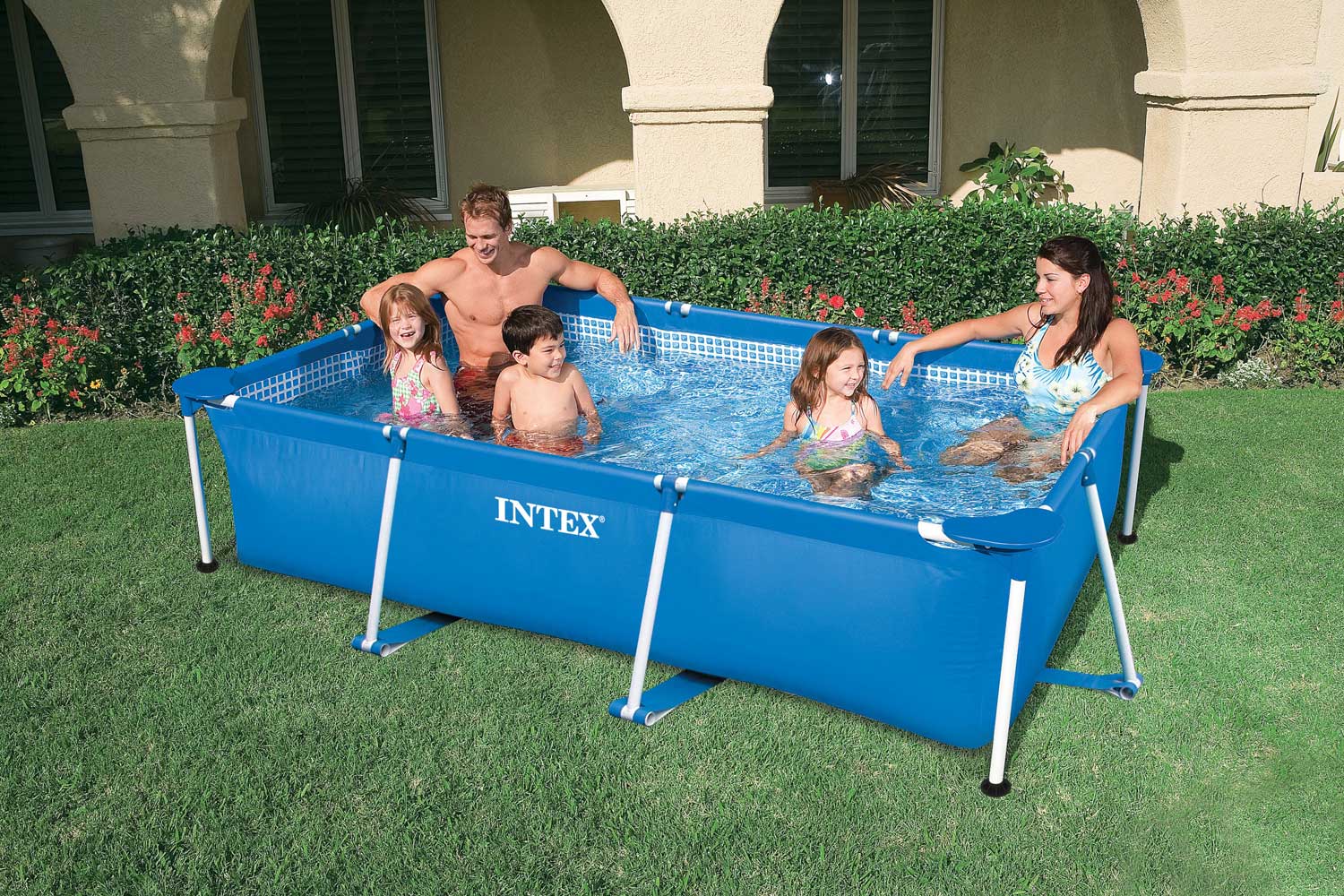 PISCINA FUORI TERRA INTEX METAL FRAME  220X150XH60