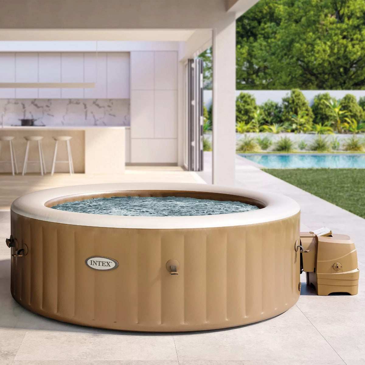 IDROMASSAGGIO INTEX PURE SPA BUBBLE Ø196XH71CM 6 POSTI