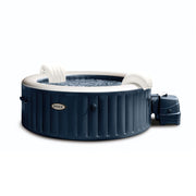 PISCINA SPA IDROMASSAGGIO BUBBLE MASSAGE BLU NAVY 4 POSTI 196 X 196 X 71 CM