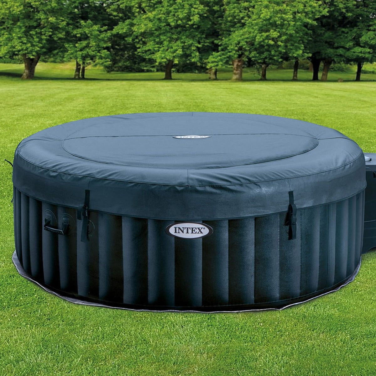 PISCINA SPA IDROMASSAGGIO BUBBLE MASSAGE BLU NAVY 4 POSTI 196 X 196 X 71 CM